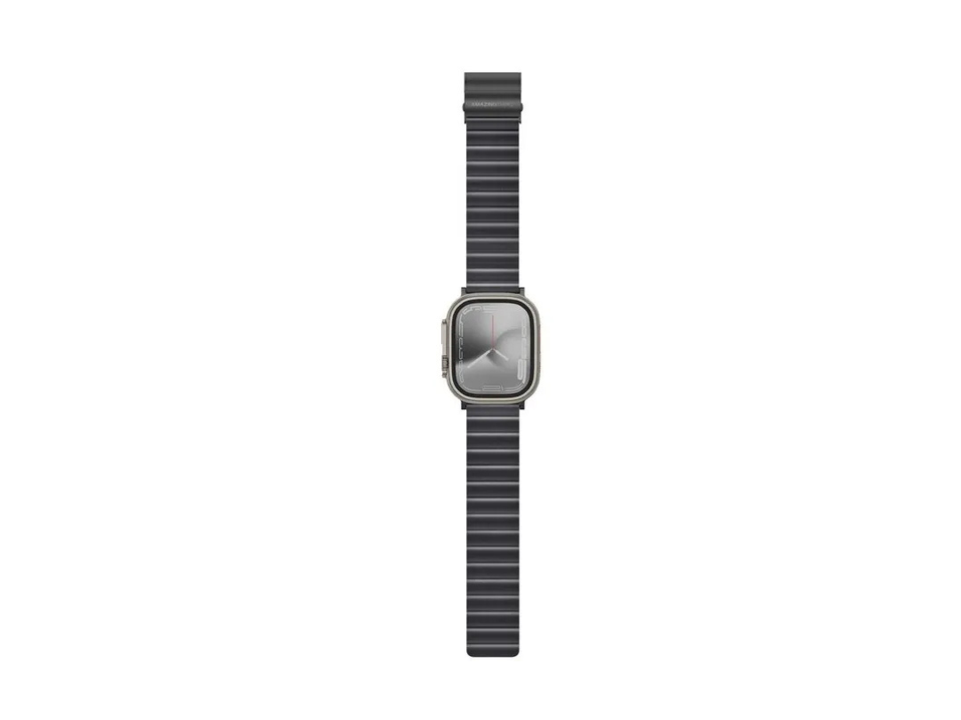 Amazing Thing Leather Strap for Apple Watch 49/45mm - Black Amazing Thing Leather Strap for Apple Watch 49/45mm - Black